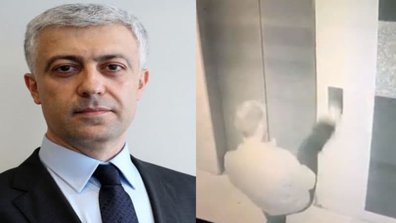 Bakıda lifti ayağı ilə çağıran şəxs BP rəsmisidir? - AÇIQLAMA