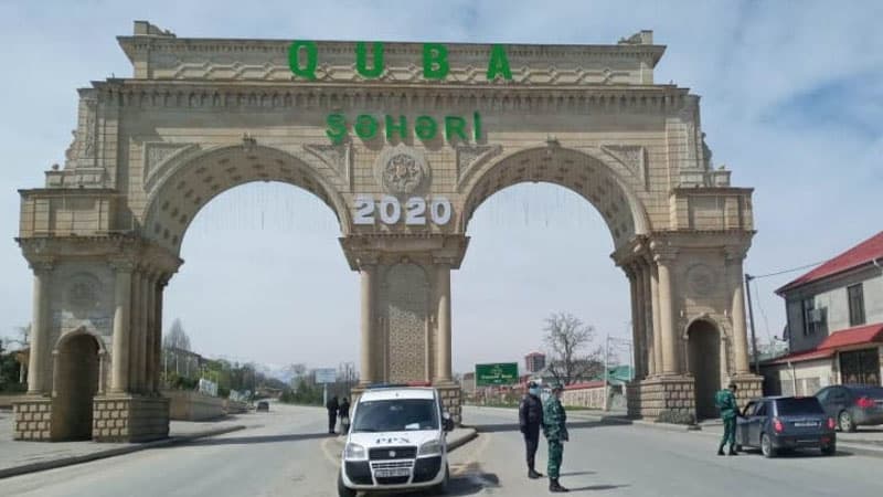 Qubanın bütün yaşayış məntəqələrində polis postları qurulub (FOTO)