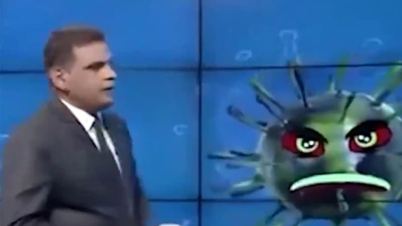Koronavirus müsahibə verdi (VİDEO)