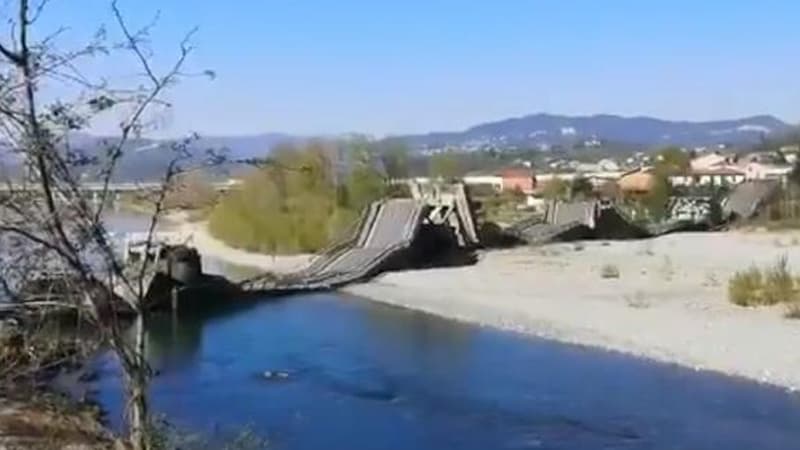 İtaliyada körpü çökdü (VİDEO)