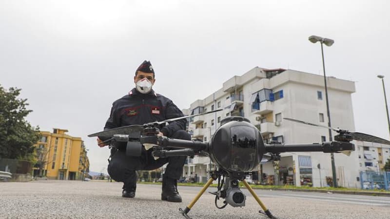 İtaliyada yoldan keçənlərin hərarətini ölçmək üçün dronlardan istifadəyə başladı