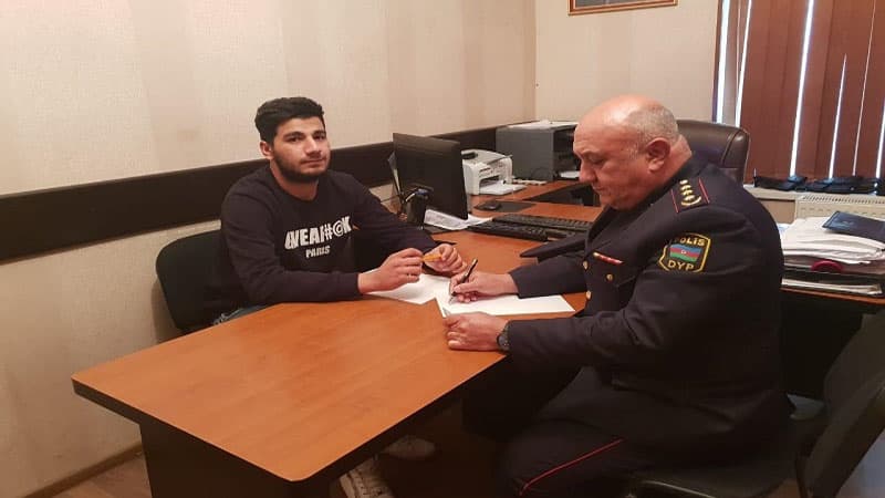 Bakı polisinin axtardığı gənc saxlanıldı (FOTO)