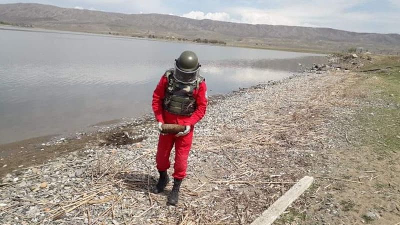 Ağstafada mərmi tapıldı (FOTO)