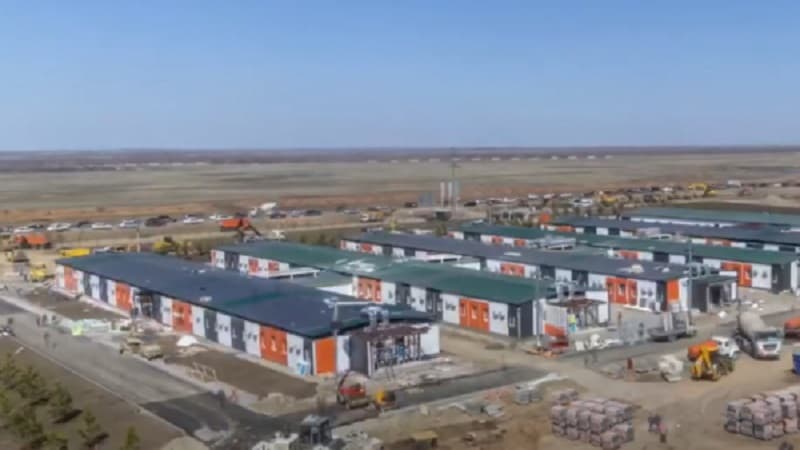 Qazaxıstanda 13 gün içində koronavirusa qarşı xəstəxana tikildi