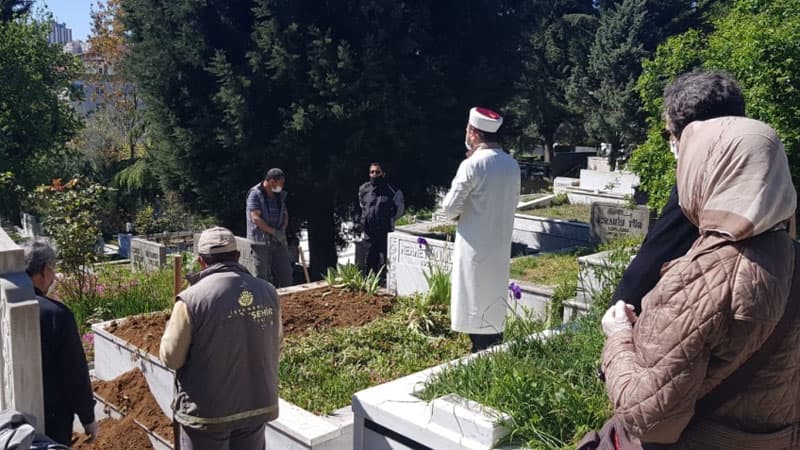 Əli bəy Hüseynzadənin qızı İstanbulda dəfn edildi (FOTOLAR)