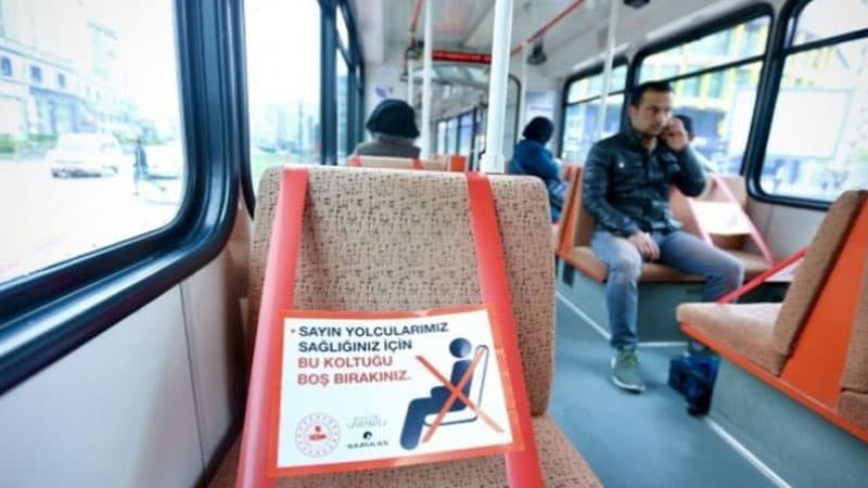 Avtobuslarda "sosial məsafə"nin pozulmaması üçün nə edilməlidir?