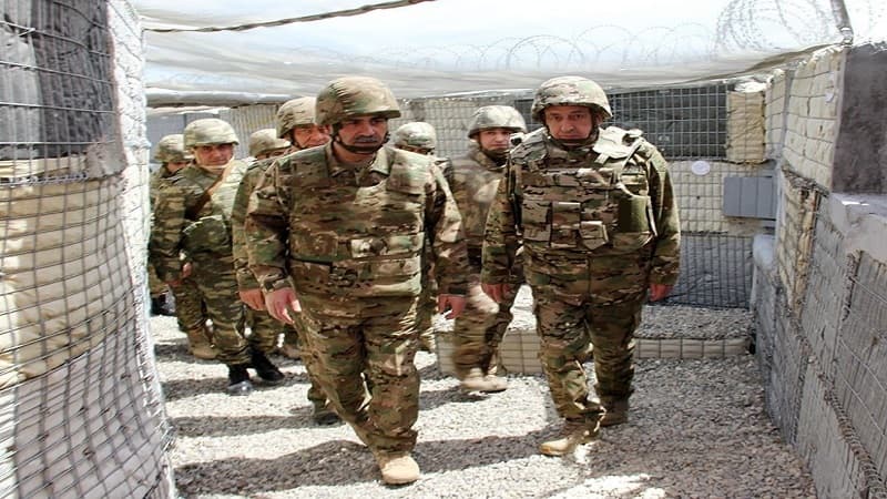 Prezidentin köməkçisi və Zakir Həsənov ön xətdəki hərbi hissələrdə olub (FOTO/VİDEO)