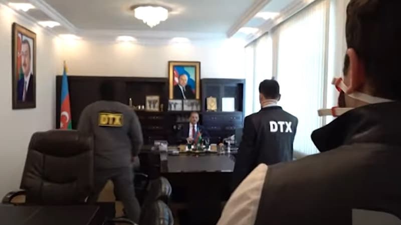 Vilyam Hacıyevin həbsinin görüntüləri yayıldı (VİDEO)