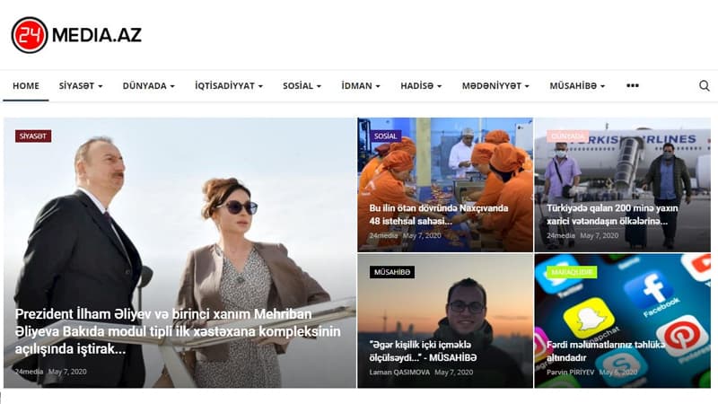 "24media.az" 1 yaşında