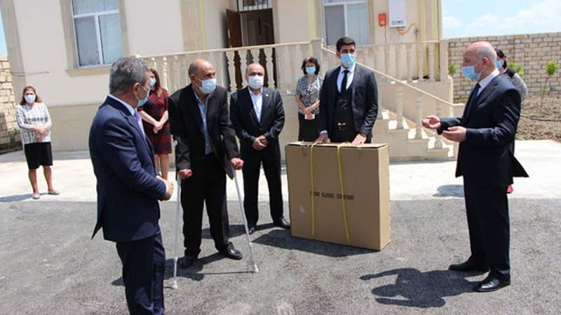 Prezidentin göstərişi ilə inşa edilən mənzil Qarabağ əlilinə təqdim edildi