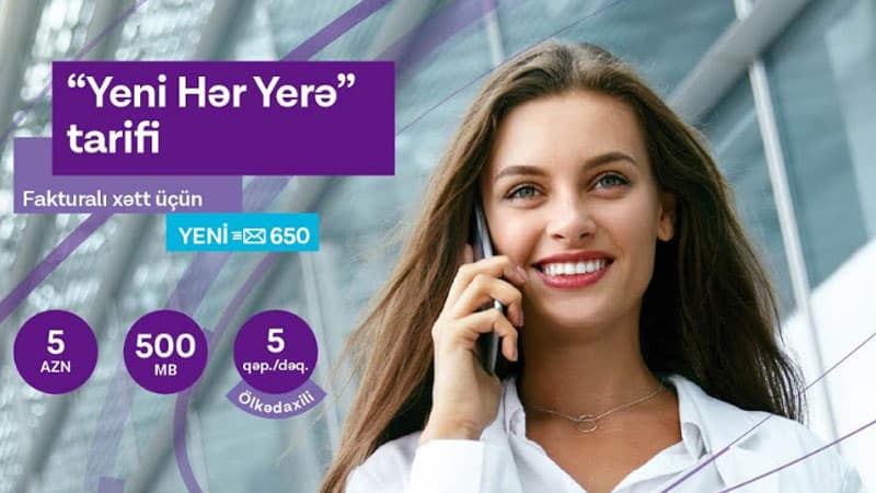 Azercell “Yeni Hər Yerə” tarifini təqdim edir!