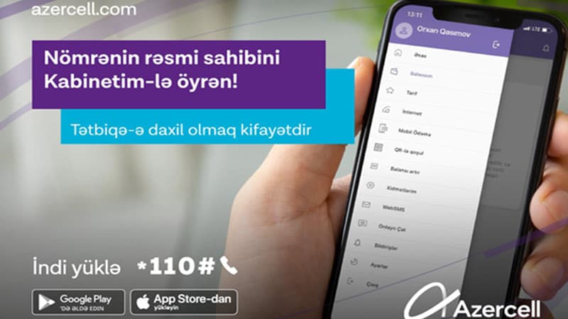 Azercell "Kabinetim" mobil tətbiqinin yeni versiyasını təqdim edir
