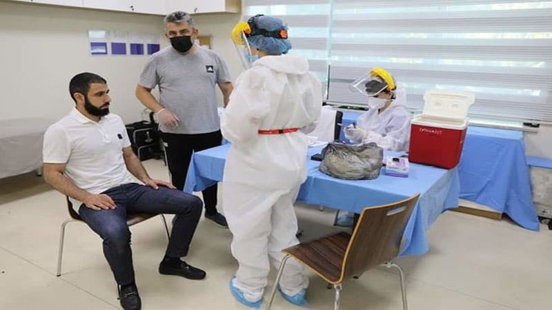 "Qarabağ" koronavirus testindən keçdi (FOTO)