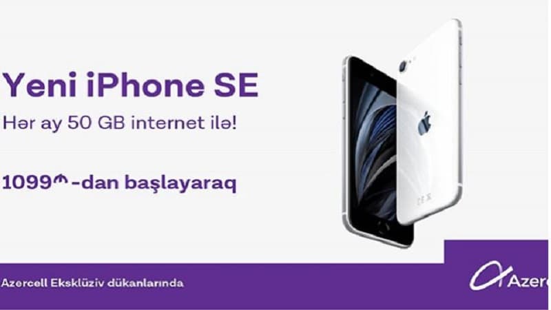 Hədiyyəli yeni iPhone SE modelləri “Azercell Eksklüziv”lərdə!