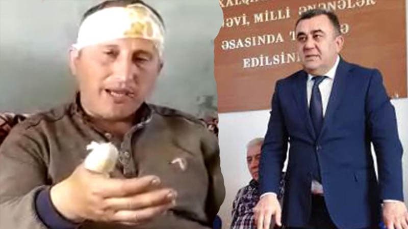 İcra başçısının 1-ci müavini şikayətçini söydü, pəncərədən tulladı (VİDEO)
