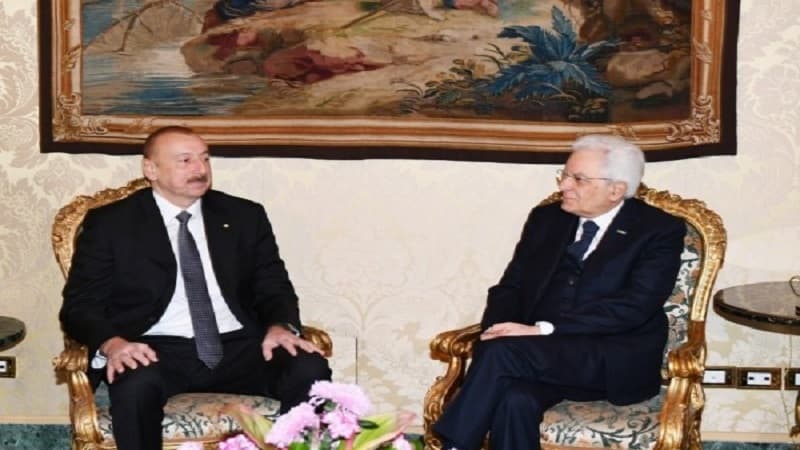 İlham Əliyev italiyalı həmkarına məktub göndərdi