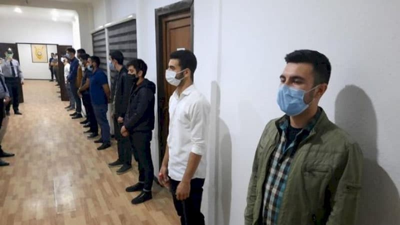Bakıda karantin qaydalarını pozan 25 nəfər saxlanıldı (FOTO)