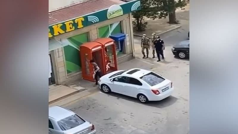 Karantini pozan vətəndaşların polis görərkən etdikləri (VİDEO)