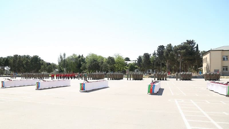 Azərbaycan Ordusunda andiçmə mərasimi keçirildi (FOTOLAR)