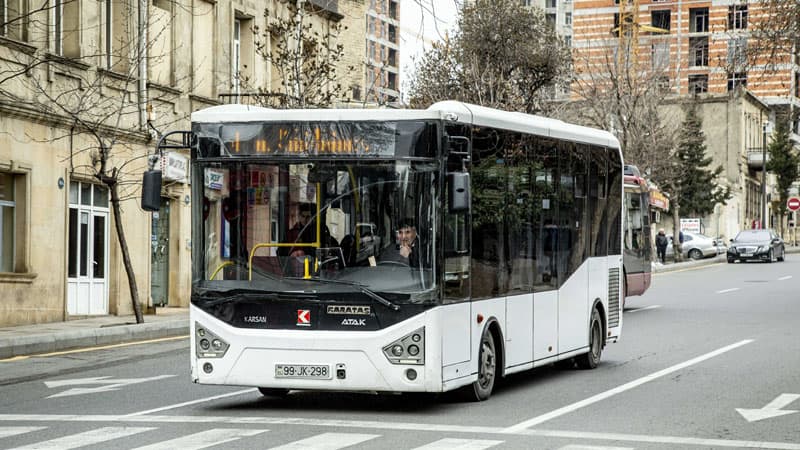 BNA: Sərt karantin günlərində 13 istiqamət üzrə sərnişindaşıma həyata keçirilib