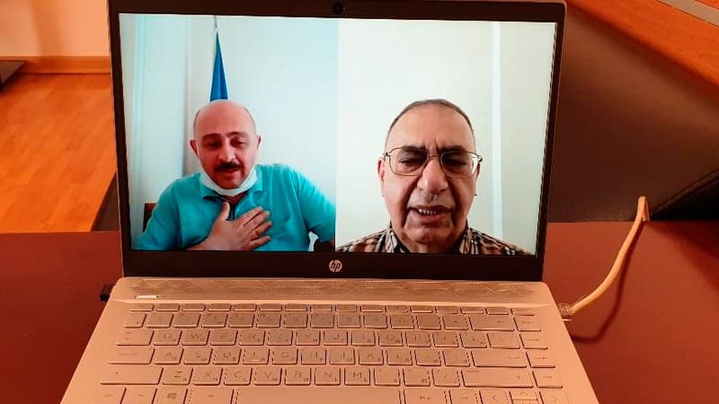 Asim Mollazadə seçicilərlə növbəti onlayn görüşünü keçirib (FOTO)
