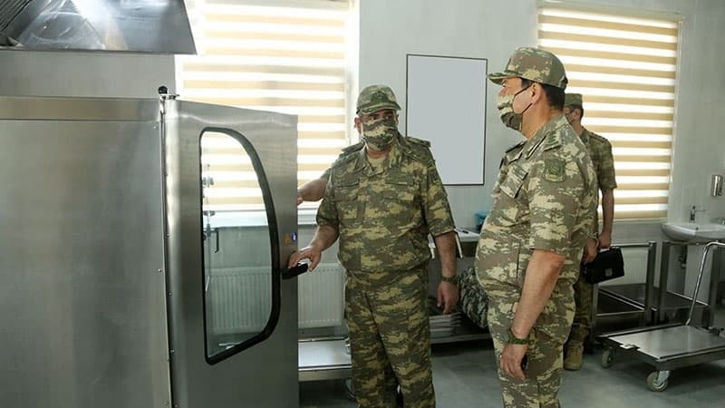 Zakir Həsənov cəbhəboyu zonada yerləşən yeni hərbi hissənin açılışında iştirak edib (FOTO/VİDEO)