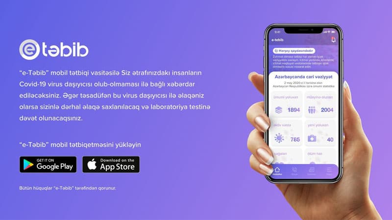 Azərbaycanda koronavirusun yayılmasını azaltmağa kömək edən mobil tətbiq