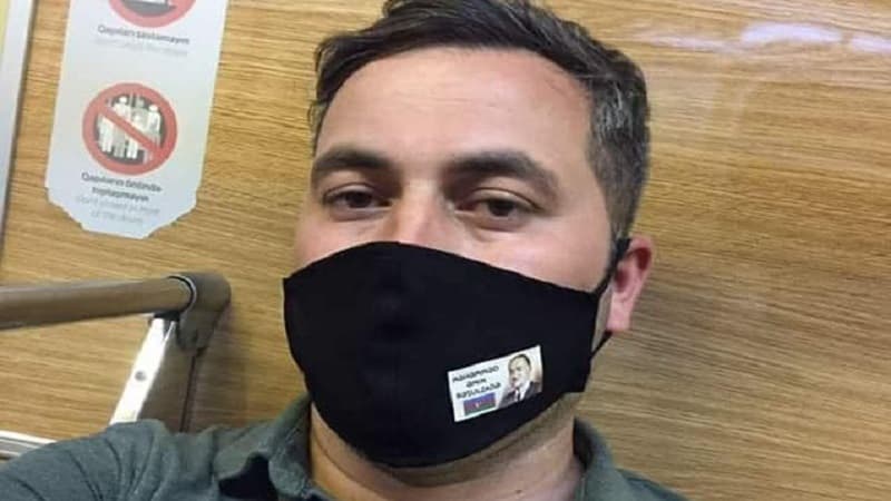 Rəsulzadənin fotosu olan maskanı taxdığı üçün saxlanılıb? (RƏSMİ AÇIQLAMA)