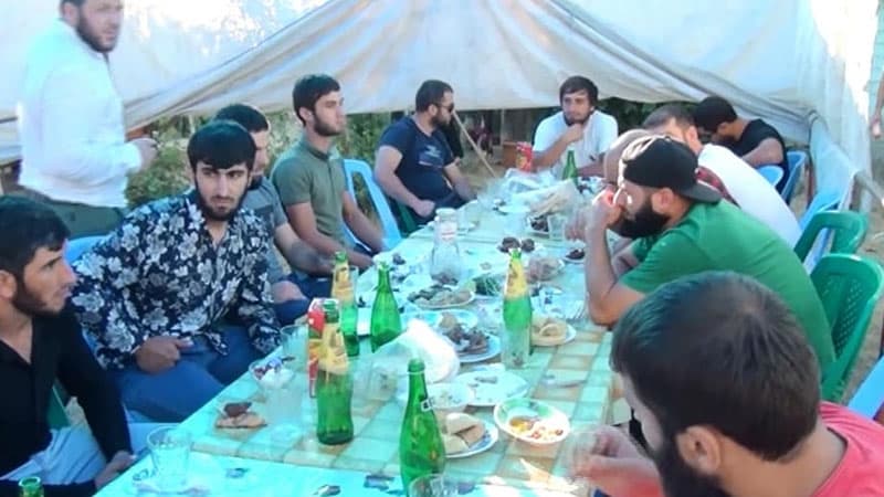 Toy edən bəy və qonaqları saxlanıldı (FOTO)