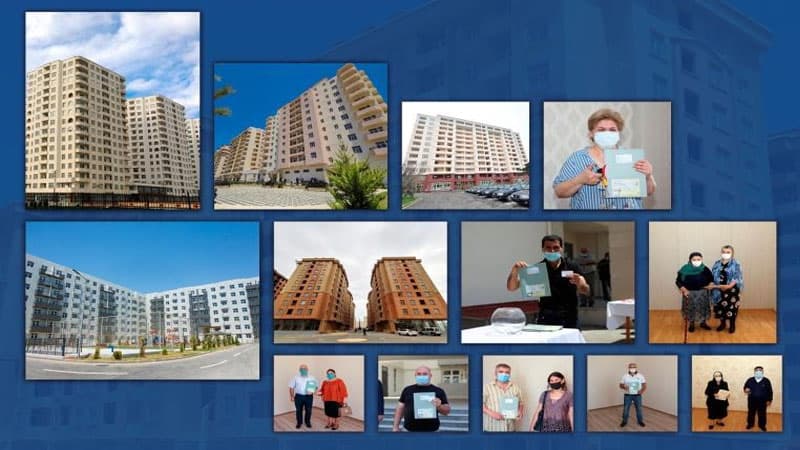 Daha 200 mənzil şəhid ailələri və Qarabağ müharibəsi əlillərinə veriləcək