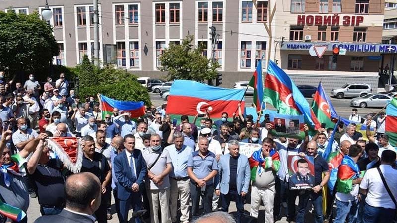 Ukraynada Azərbaycan Ordusuna dəstək aksiyası keçirildi (FOTO)