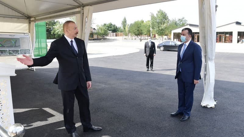 İlham Əliyev İsmayıllıda açılışlar etdi (FOTO/YENİLƏNİB)