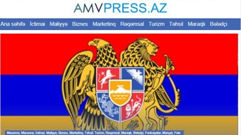 Erməni hakerlər AMVPRESS.AZ-a hücum etdi