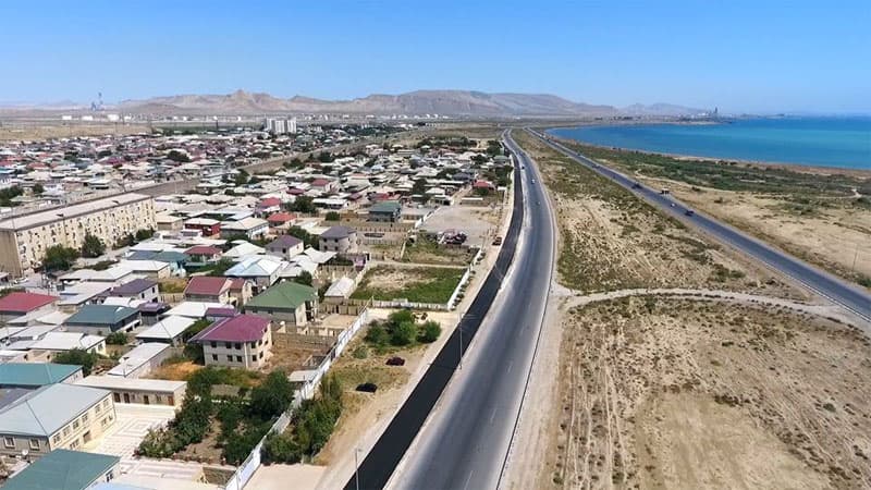 Bu yol yenidən qurulur (FOTO)