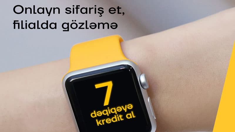 Yelo Bankdan 7 dəqiqəyə maaşınızın 10 mislinədək kreditlər!