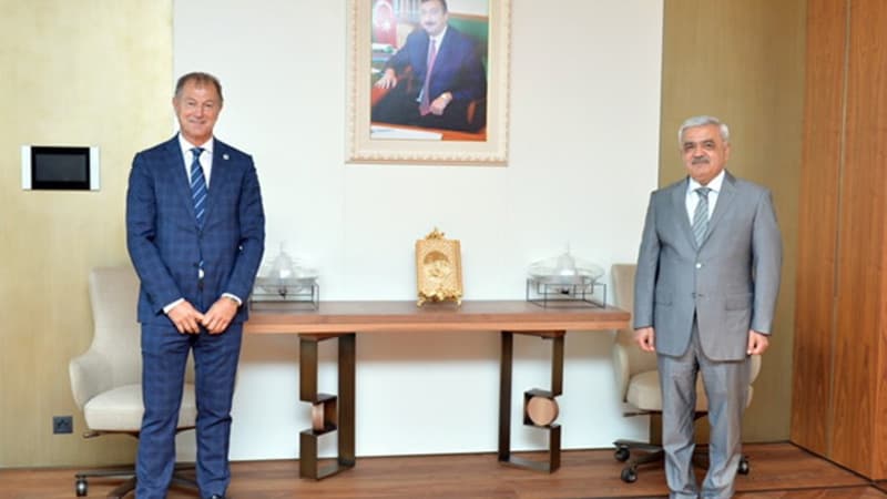 Rövnəq Abdullayev Canni De Byazi ilə görüşdü (FOTO)