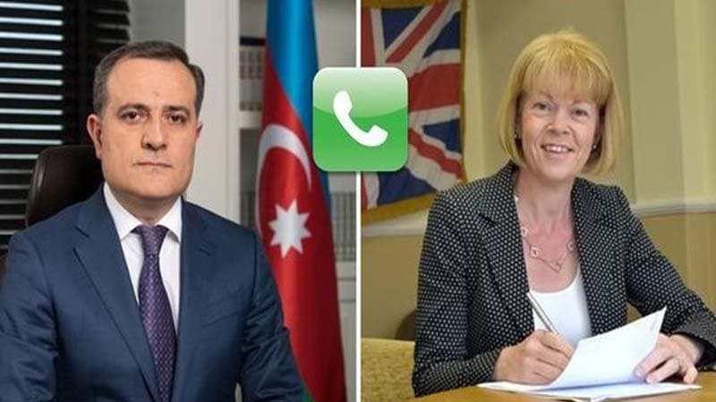 Ceyhun Bayramov Böyük Britaniyanın dövlət naziri ilə telefonla danışıb