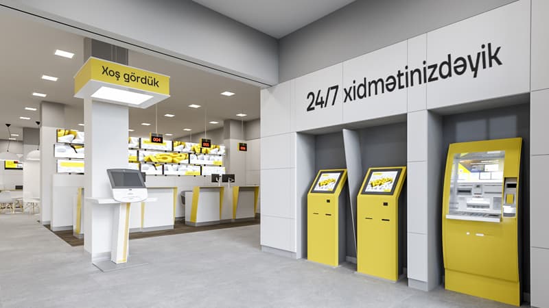 Yelo Bank yeni konseptdə filialın açılışına hazırlaşır