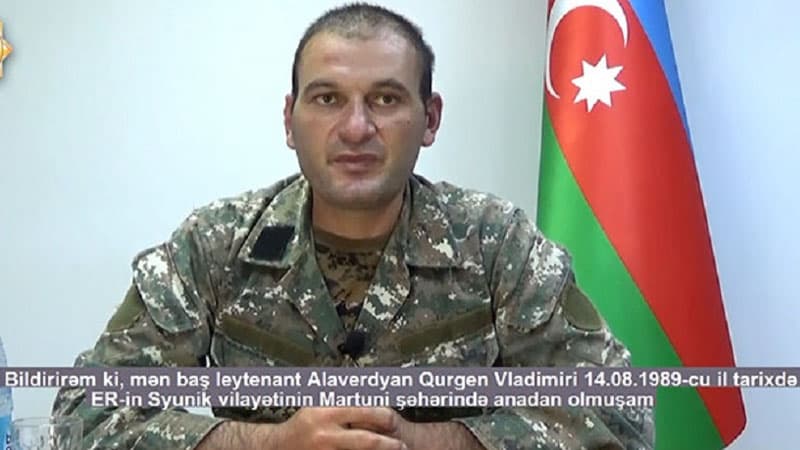 Saxlanılan erməni diversiya qrupunun komandiri danışdı (VİDEO)