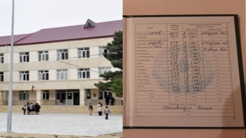 Bakıda 8 fəndən “2” alan şagirdlə bağlı rəsmi açıqlama (FOTO)