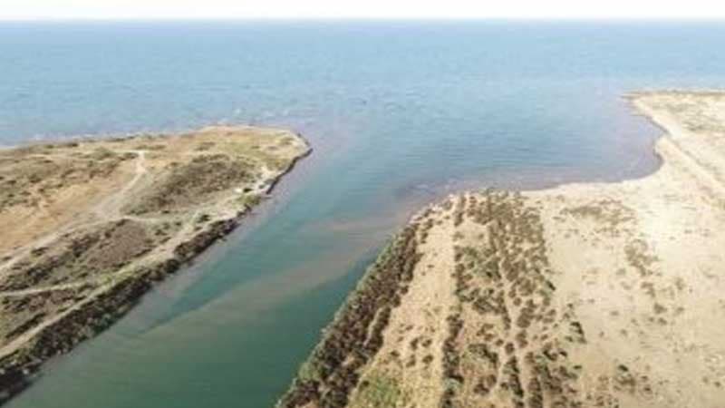 Kür çayı 3 aylıq ayrılıqdan sonra Xəzərə qovuşdu