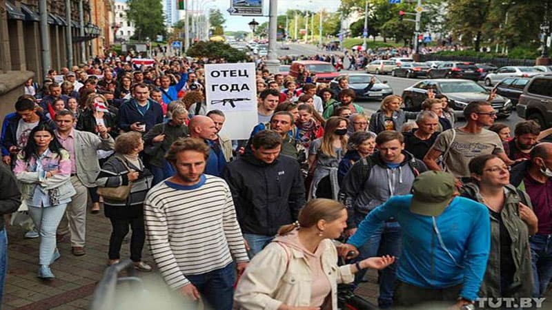 Belarus müxalifəti Putinin açıqlamasıyla bağlı bəyanat verdi