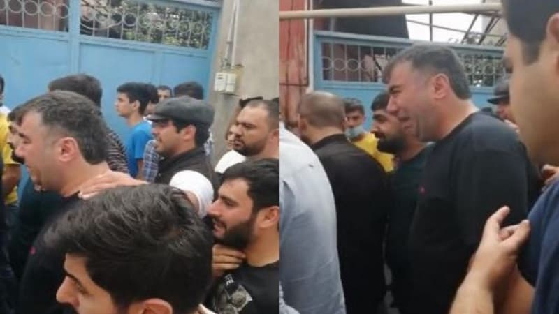Rəşad Dağlı Vüqar Biləcərinin dəfnində ağladı (VİDEO)
