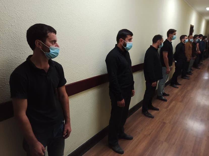 “Aşura” mərasimi keçirmək istəyən şəxslər saxlanıldı (FOTO)