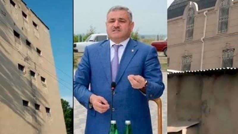 İcra başçısı liseyə gedən səkini zəbt etdi (VİDEO)