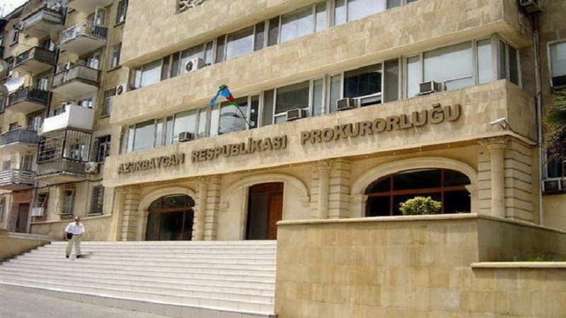 Bakı şəhər Prokurorluğundan Nizami Xudiyevin oğlunun işdən çıxarılması barədə açıqlama