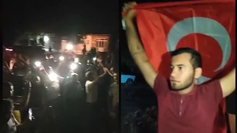 Ağdamda Azərbaycan və Türkiyə bayraqlarını endirmək istəyiblər? (AÇIQLAMA)