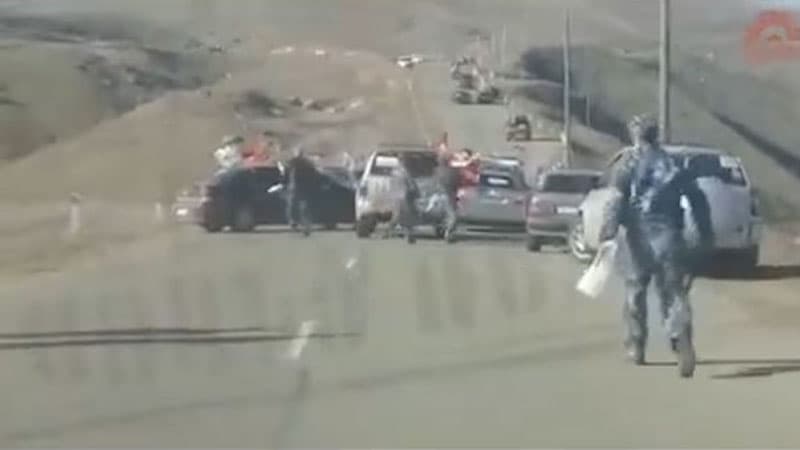 Ermənilər Ağdərədən qaçır (VİDEO)