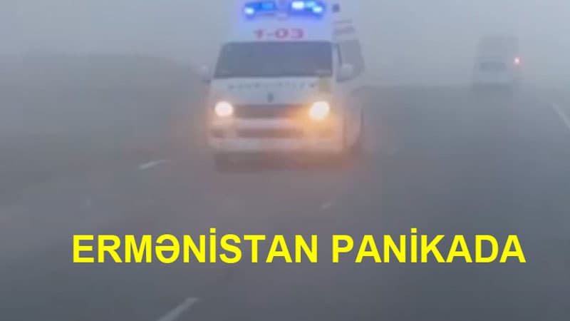 Onlarla təcili yardım maşını Ermənistana yaralı daşıyır (VİDEO)