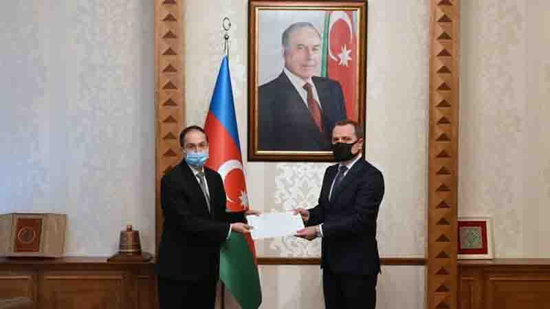 Ceyhun Bayramov Pakistanın yeni səfirini qəbul edib